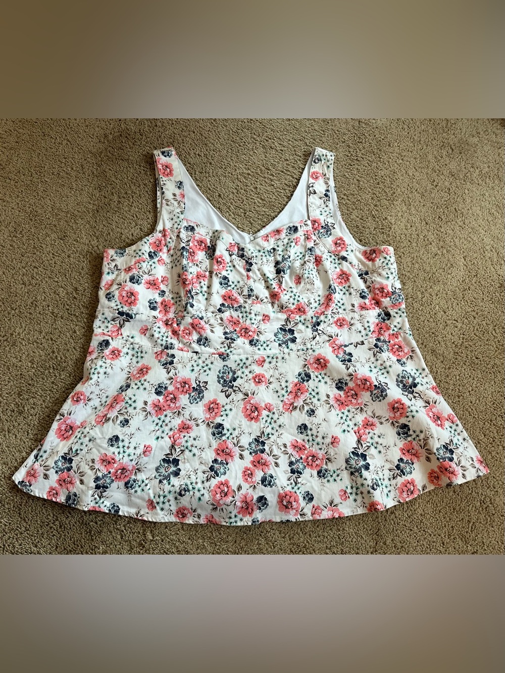 Torrid Tank Top with Floral Print.